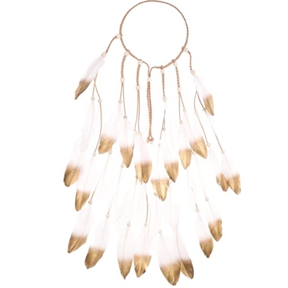 Hippie Headband Feather Dreamcatcher Headdress - Boho Headwear Headpiece main image 4